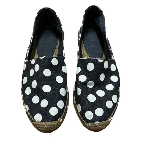 Saint Laurent Shoes - SAINT LAURENT polka dot Espadrille Flat